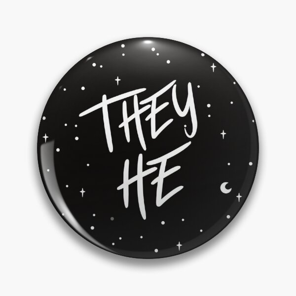 Item preview, Stars They/He Pronouns  designed and sold by MoonMint.