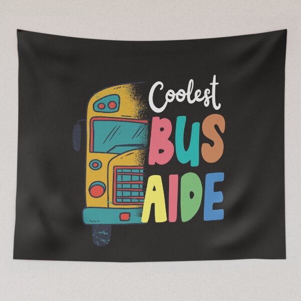 Item preview, Coolest School Bus Aide Art designed and sold by MrEddie10.