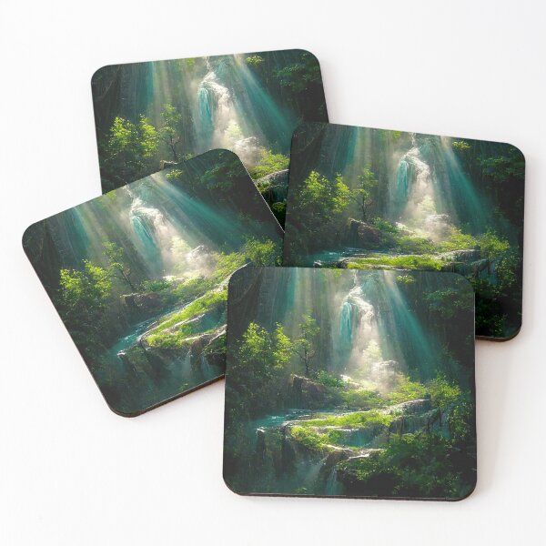 Item preview, Forest waterfall designed and sold by TnT-Merch.