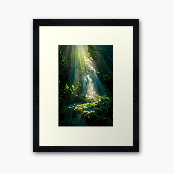 Item preview, Forest waterfall designed and sold by TnT-Merch.