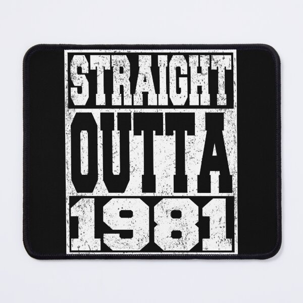 Item preview, Straight Outta 1981 Birthday Anniversary designed and sold by ARTZ84.