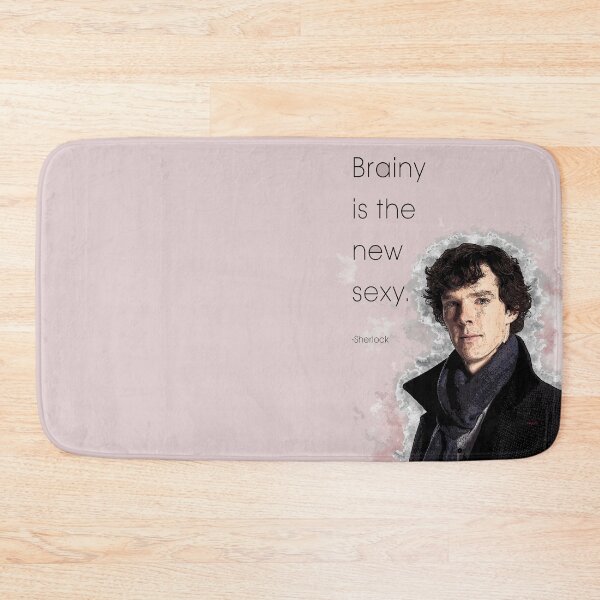 Item preview, Sherlock - Brainy is the new sexy designed and sold by FanitsaArt.