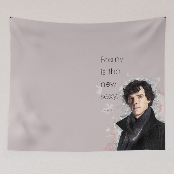 Item preview, Sherlock - Brainy is the new sexy designed and sold by FanitsaArt.