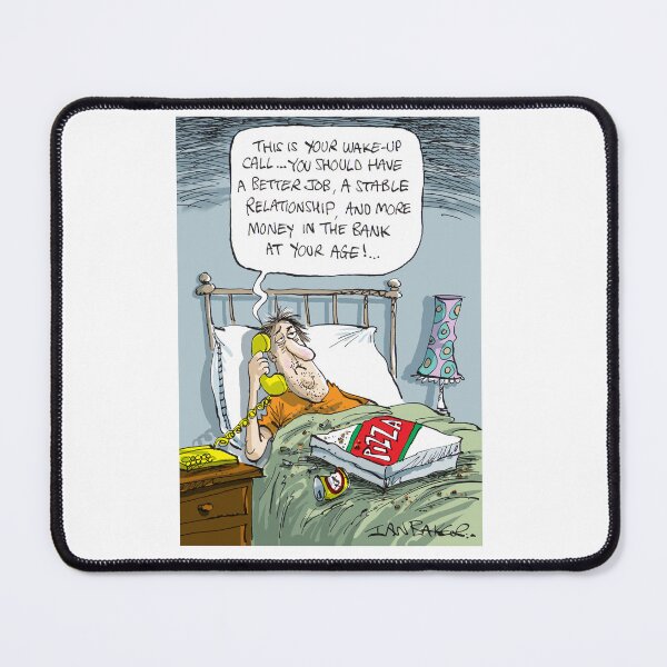Artikelvorschau, Weckruf entworfen und verkauft von IanBakerToons.
