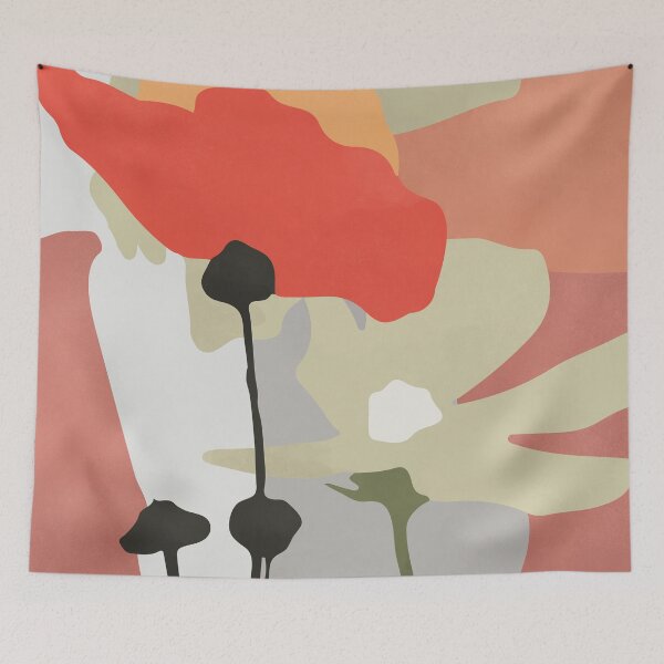 Item preview, Botanical Art VIII Poppy field  designed and sold by TheaDesign.