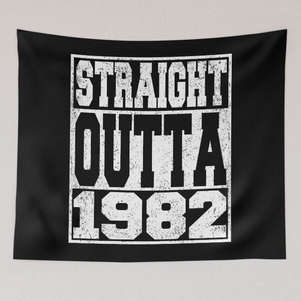 Item preview, Straight Outta 1982 Birthday Anniversary designed and sold by ARTZ84.