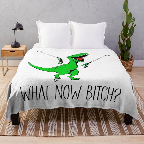 Item preview, T-Rex Dinosaur What Now Bitch Funny Tyrannosaurus Rex designed and sold by murkybustle9.