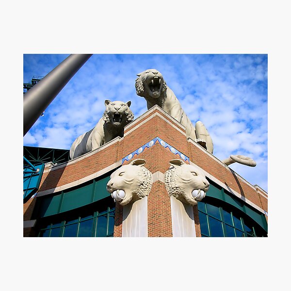 Comerica Park - Detroit Tigers Art Print - the Stadium Shoppe