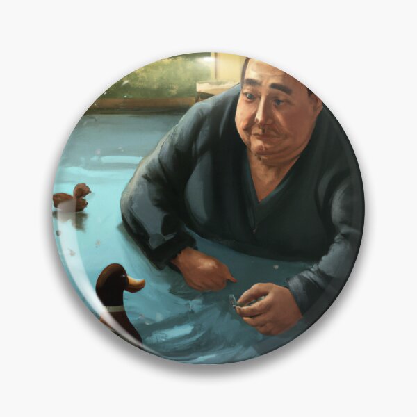 Item preview, Tony Soprano Pool with the Ducks Meme designed and sold by SmithDigital.