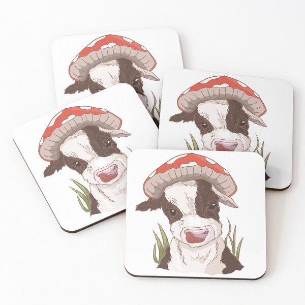 Item preview, Mushroom cow designed and sold by sunnyaesthetic.