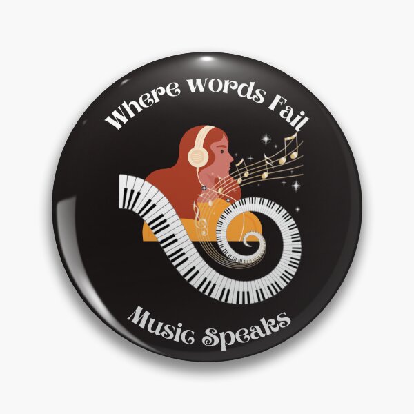 Item preview, Music speaks Graphic Tee  designed and sold by Kim  Loftis.
