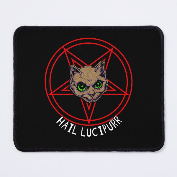 Item preview, Hail Lucipurr. Cat and pentagram. designed and sold by AllLeftSides42.