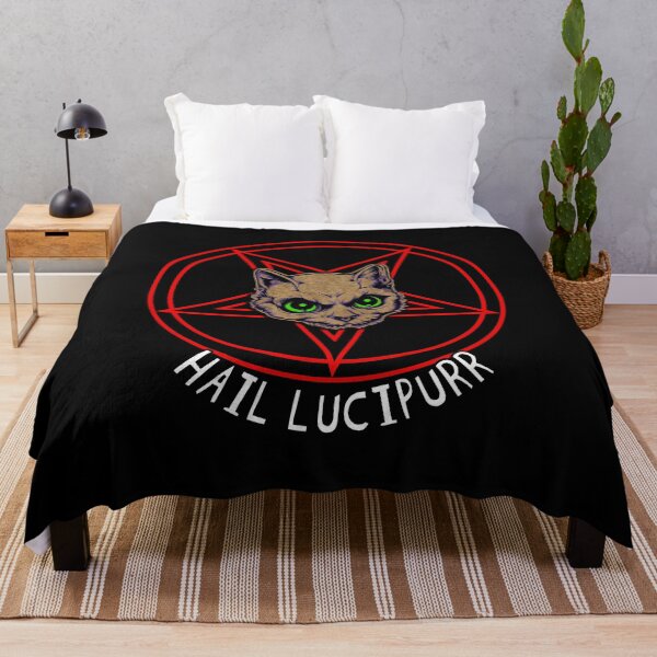 Item preview, Hail Lucipurr. Cat and pentagram. designed and sold by AllLeftSides42.