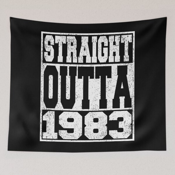 Item preview, Straight Outta 1983 Birthday Anniversary designed and sold by ARTZ84.
