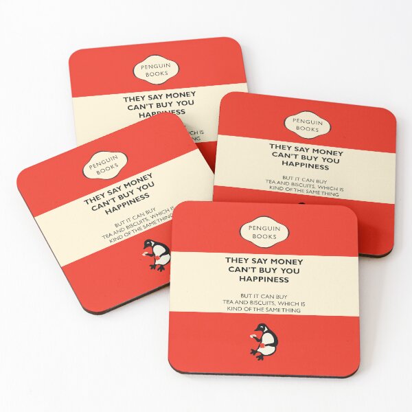 Item preview, Tea and Biscuits Parody Penguin Book Cover designed and sold by The Parody Penguin Project.