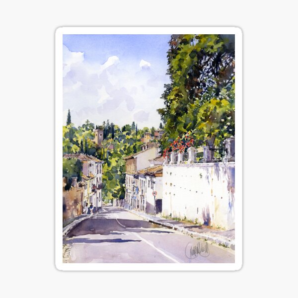 Item preview, Cuesta Chapiz, Albaicin, Granada designed and sold by Margaret Merry.