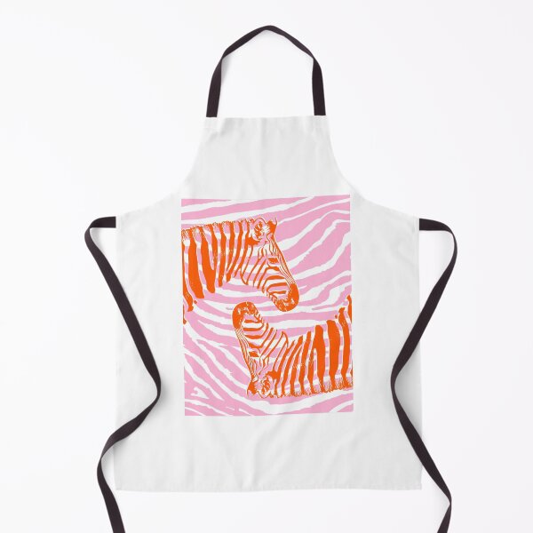 Item preview, zebra heads - pink and orange designed and sold by Julia Santos.