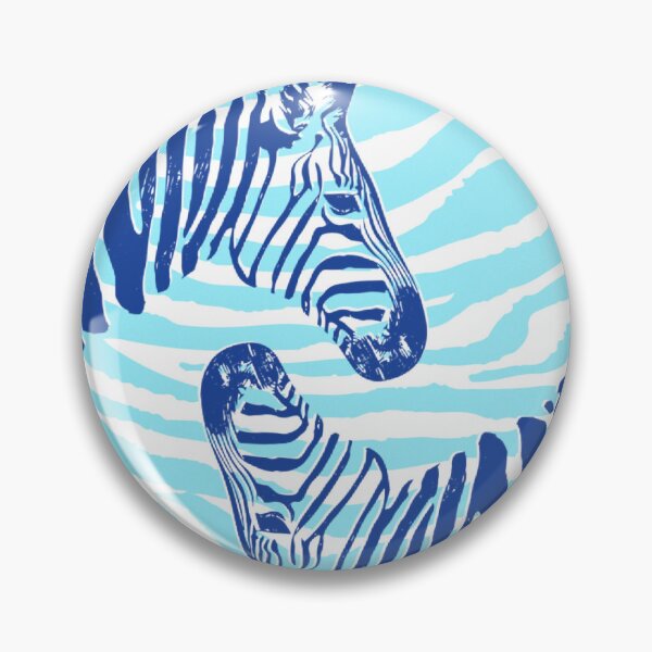 Item preview, zebra heads - blue designed and sold by Julia Santos.
