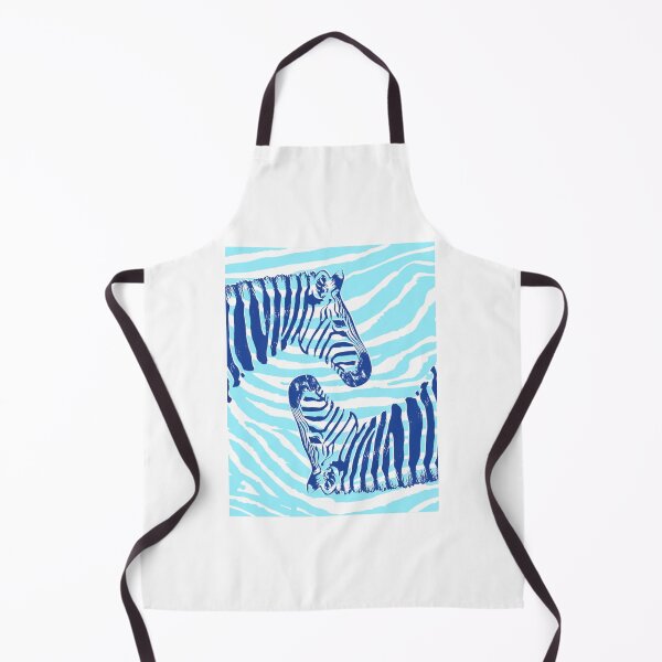 Item preview, zebra heads - blue designed and sold by Julia Santos.