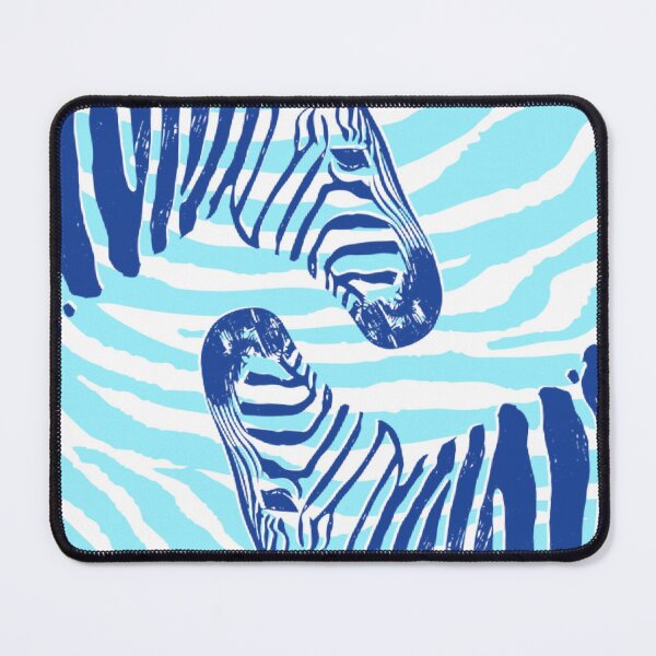 Item preview, zebra heads - blue designed and sold by Julia Santos.