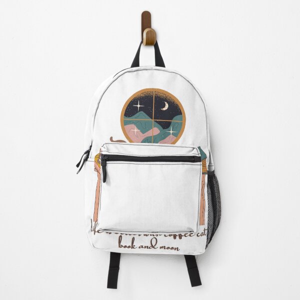 Item preview, Life is better with cat coffee book and moon designed and sold by xbatata.