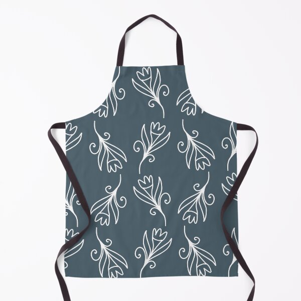 Item preview, Navy Flower Pattern 1 designed and sold by TheEmilySuzanne.