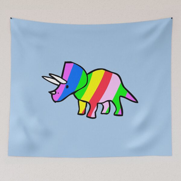Item preview, Rainbow Triceratops designed and sold by jezkemp.