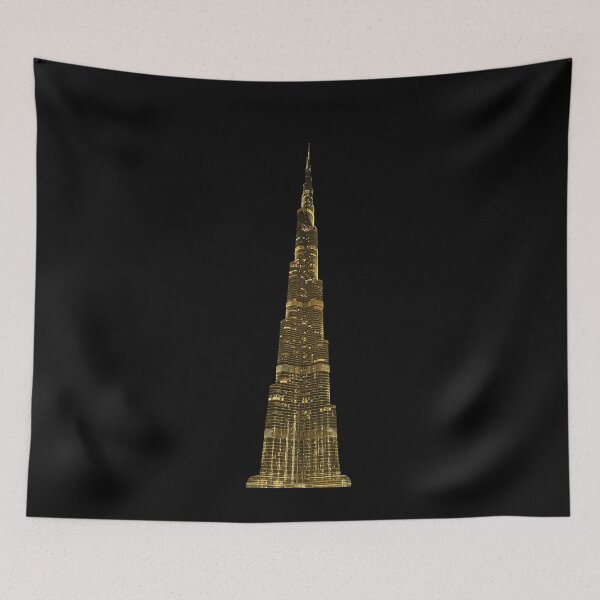 Item preview, Burj Khalifa Dubai Night View- United Arab Emirates designed and sold by ELBERSAID.