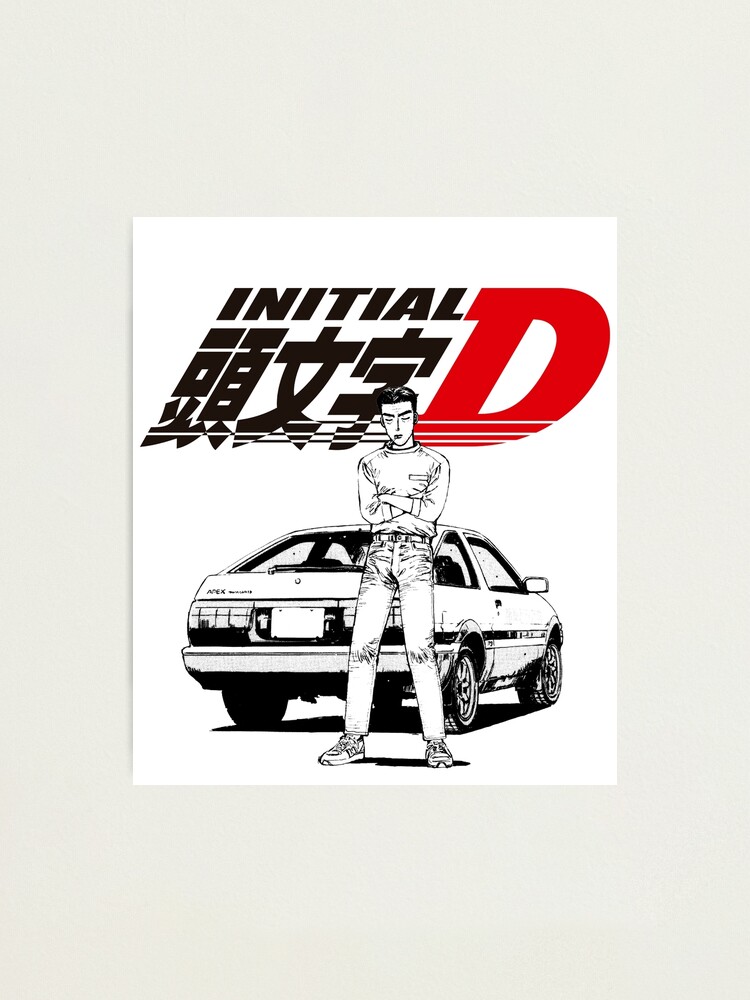 Initial D Bunta Fujiwara AE86 Manga