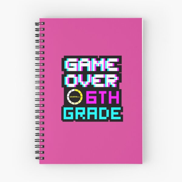 Item preview, Back to School - Game Over - 6th Grade - Sixth Grade designed and sold by DesignByLeo.