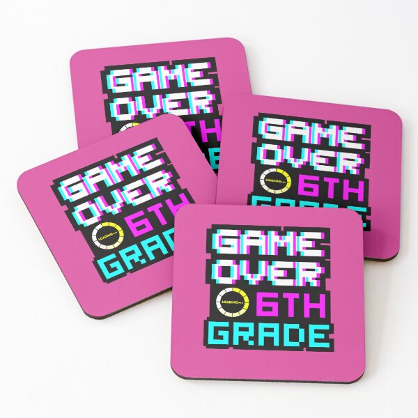 Item preview, Back to School - Game Over - 6th Grade - Sixth Grade designed and sold by DesignByLeo.