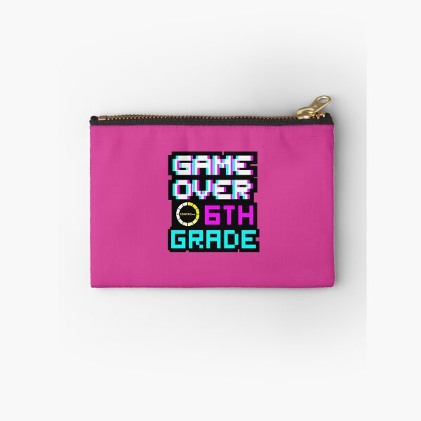 Item preview, Back to School - Game Over - 6th Grade - Sixth Grade designed and sold by DesignByLeo.
