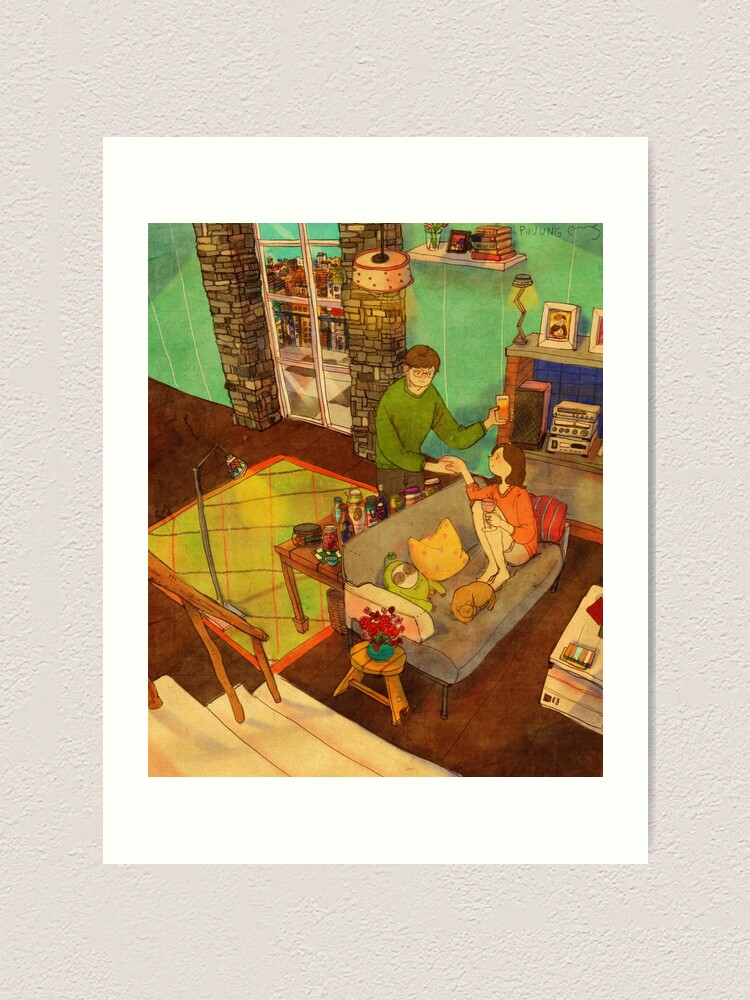 Alternate view of Will you dance with me? Art Print