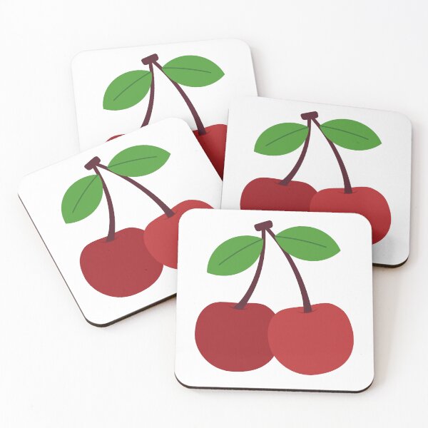 Item preview, Red Cherries Fruit Pattern Design designed and sold by Creative Wolf Design.