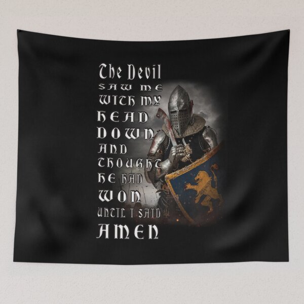 Item preview, The Devil Saw Me My Head Down Thought He'd Won Until I Said Amen   designed and sold by david parry.