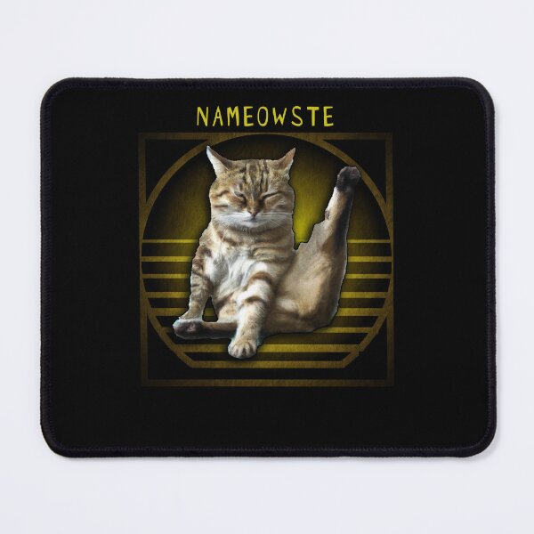 Item preview,  Nameowste meditating Yoga cat. designed and sold by AllLeftSides42.