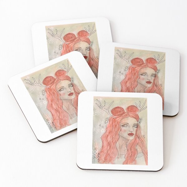 Item preview, Redheaded Fantasy Woman designed and sold by Undertheoaktree.