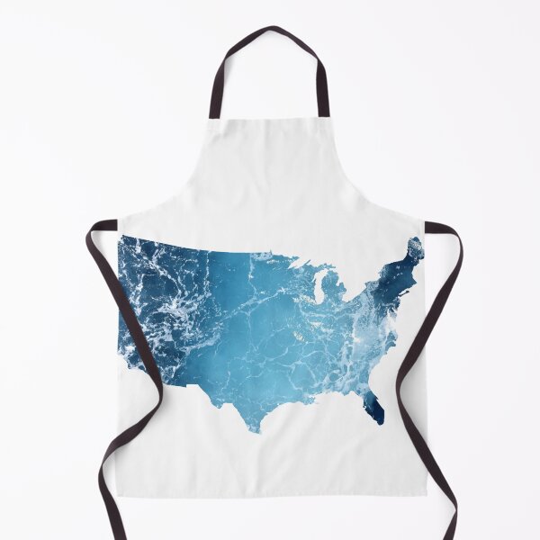 Item preview, Blue Ocean Waves USA designed and sold by kryative.