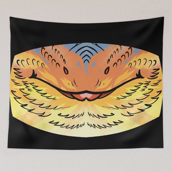 Item preview, Yellow Bearded Dragon Mask designed and sold by TwilightSaint0.