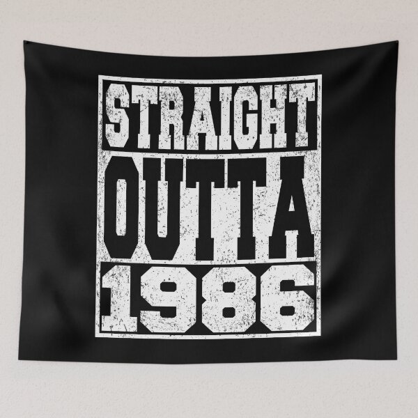 Item preview, Straight Outta 1986 Birthday Anniversary designed and sold by ARTZ84.