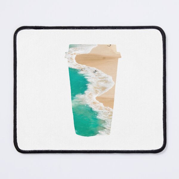 Item preview, Sandy Beach Foamy Sea Coffee designed and sold by kryative.