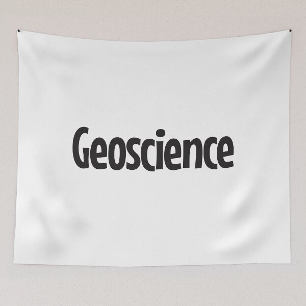 Item preview, Geoscience in black text designed and sold by Think4Prints.