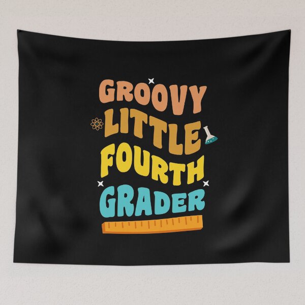 Item preview, Groovy Little Fourth Grader - Back To School designed and sold by Raiko-art.