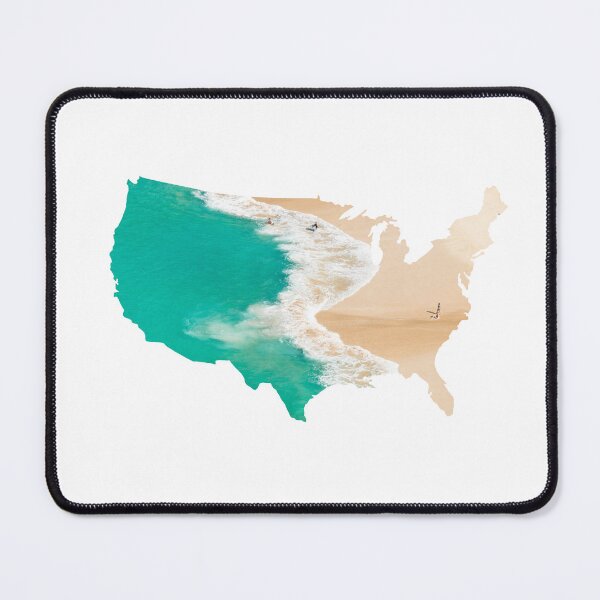 Item preview, Sandy Beach Foamy Sea USA designed and sold by kryative.