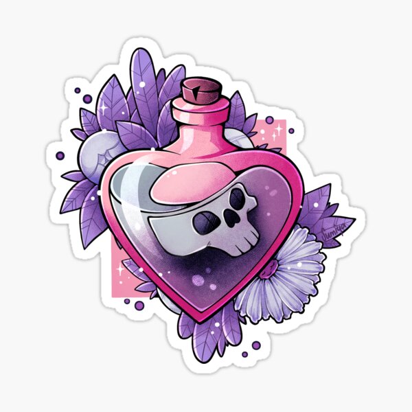 Love Potion Sticker for Sale by jenniedesu