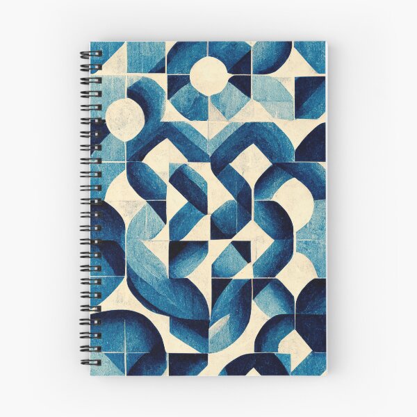 Item preview, Geometric Circles in Blue designed and sold by chika-gallery.