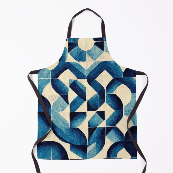 Item preview, Geometric Circles in Blue designed and sold by chika-gallery.