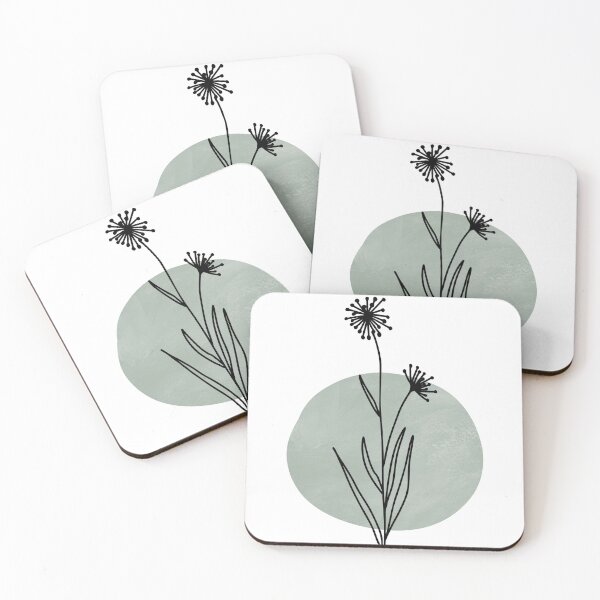 Item preview, Sage Green Line Botanical Art designed and sold by StudioArtNew.