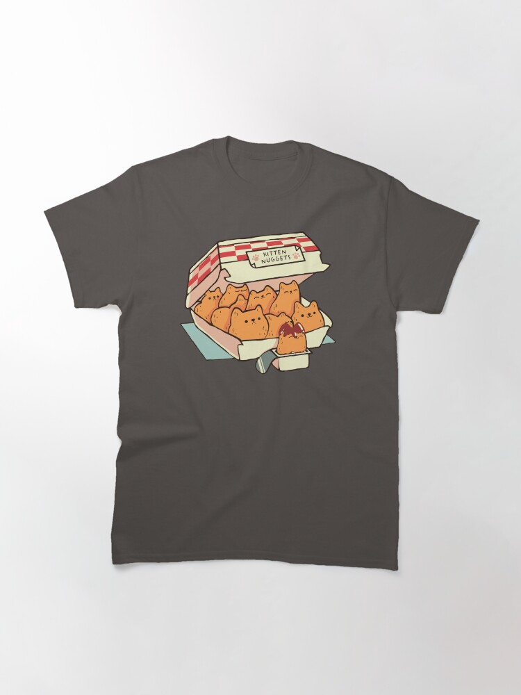 Thumbnail 3 of 7, Classic T-Shirt, Kitten Nuggets Fast Food Cat by Tobe Fonseca designed and sold by tobiasfonseca.