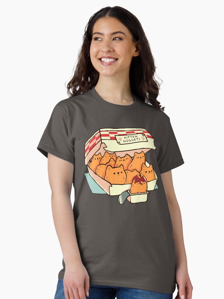 Thumbnail 1 of 7, Classic T-Shirt, Kitten Nuggets Fast Food Cat by Tobe Fonseca designed and sold by tobiasfonseca.